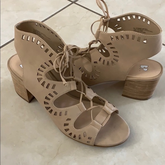 BP Shoes - 3 DAY SALE! BP lace up chunk heel